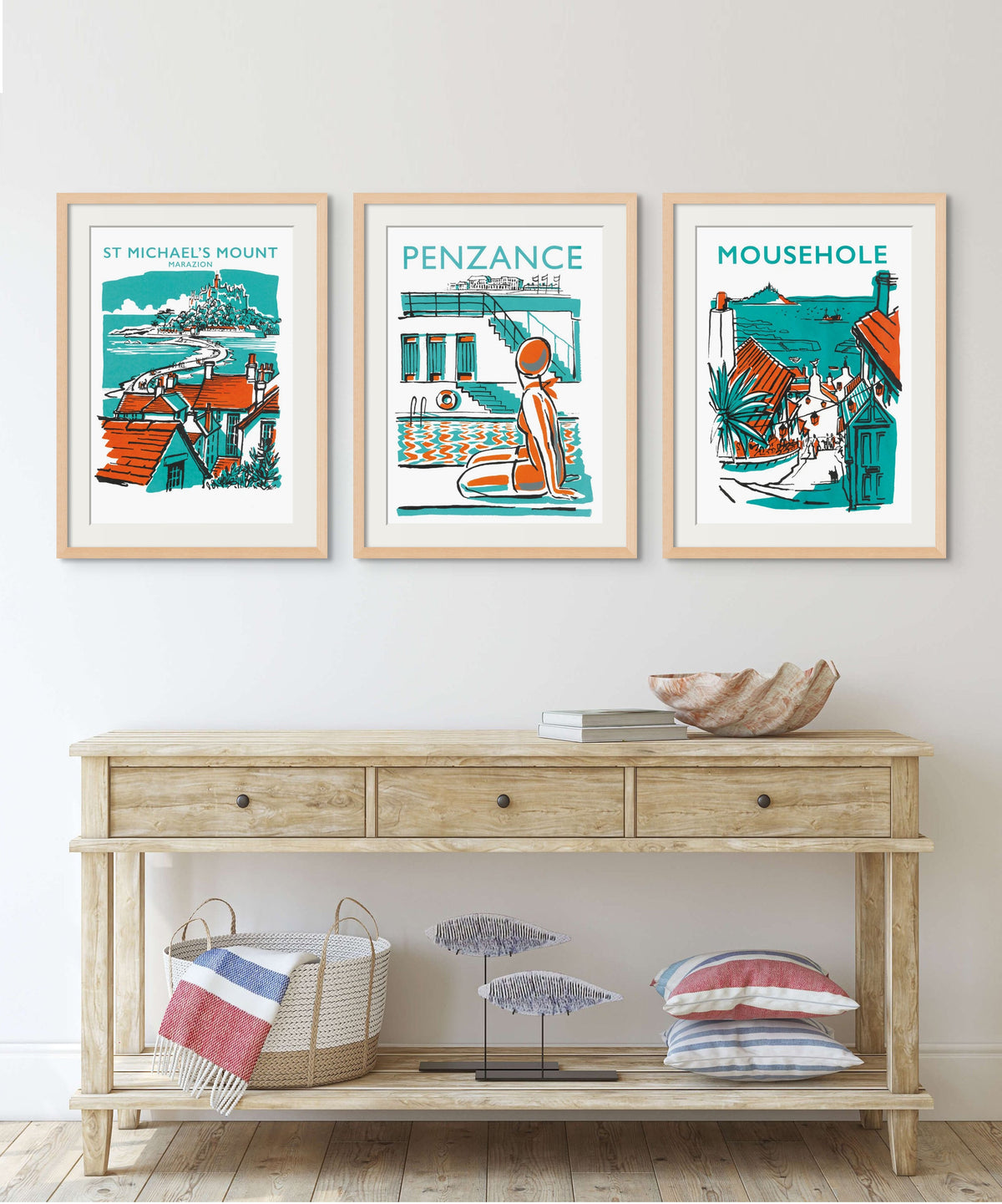 Newlyn - With Text - Art Print