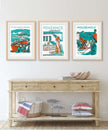 Newlyn - With Text - Art Print