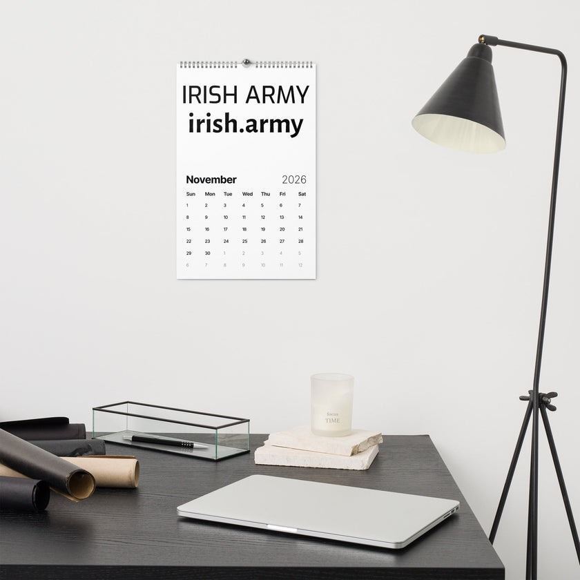 Irish Army - Wall calendar (2026)