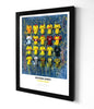 Watford A3 Framed Print – Iconic Hornets Shirt Wall Art