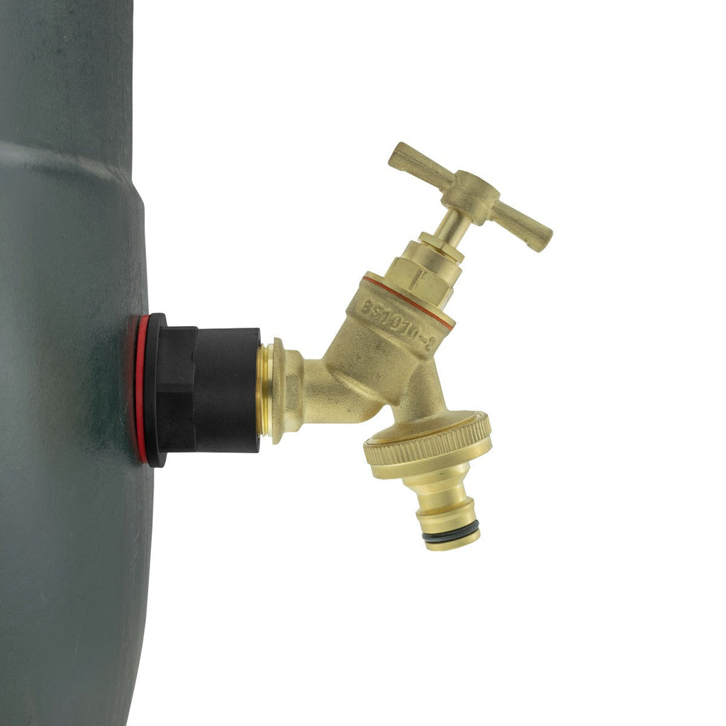 Water Butts Kit 1/2" with Brass Tap & Snap On