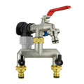 Wall Flange Kit 20mm MDPE - Double Tap with Triple Outlet