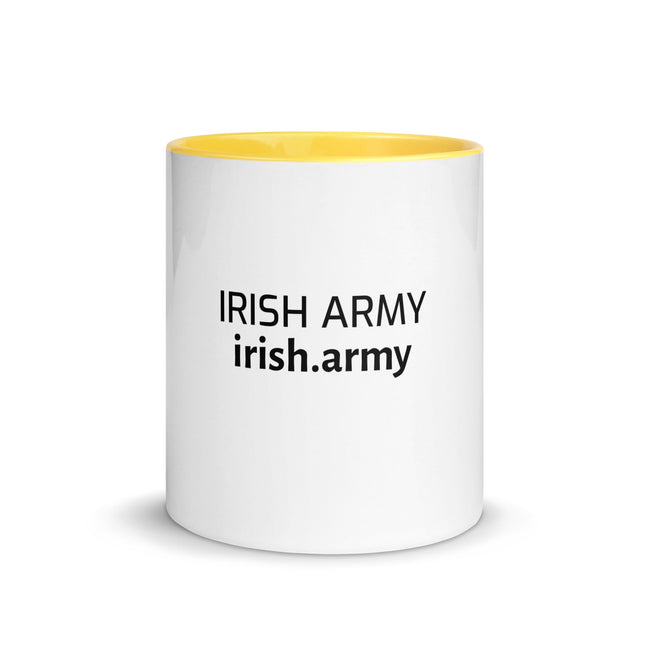 Irische Armee - Tasse mit farbiger Innenseite