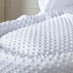 White Dimple Grey Wicker Baby Moses Basket With Stand