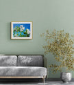 White Roses of York IV, original painting