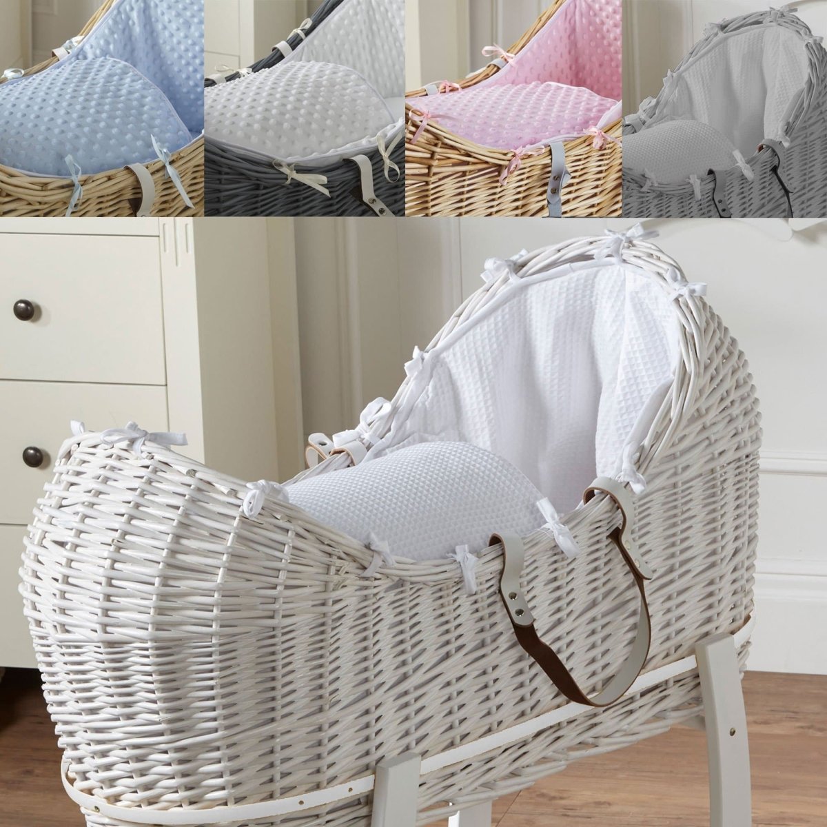 Wicker Pod Baby Deluxe Moses Basket