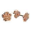 Wild Rose Rose Gold Vermeil Silver Studs