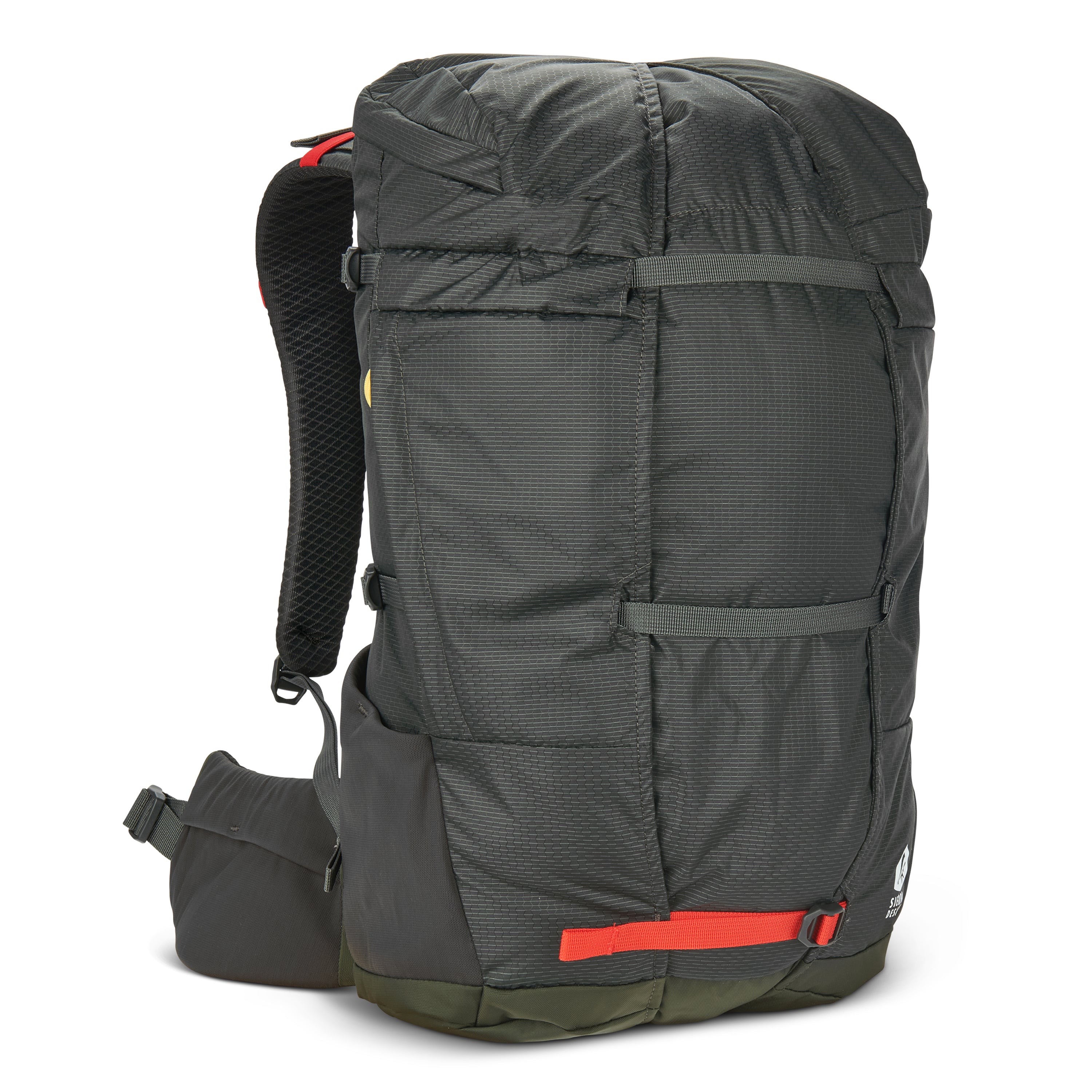 Sierra Designs Flex Hike 20L-30L Rucksack - Peat/Fiery Red