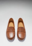 Women's Penny Driving Loafers, tan leather