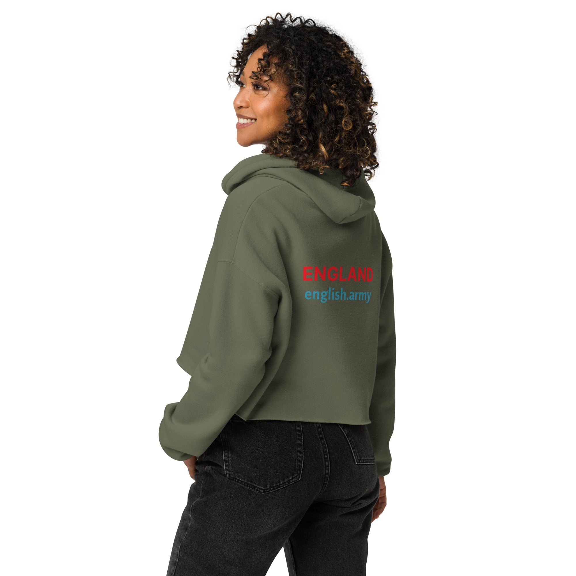 ENGLAND - Crop Hoodie
