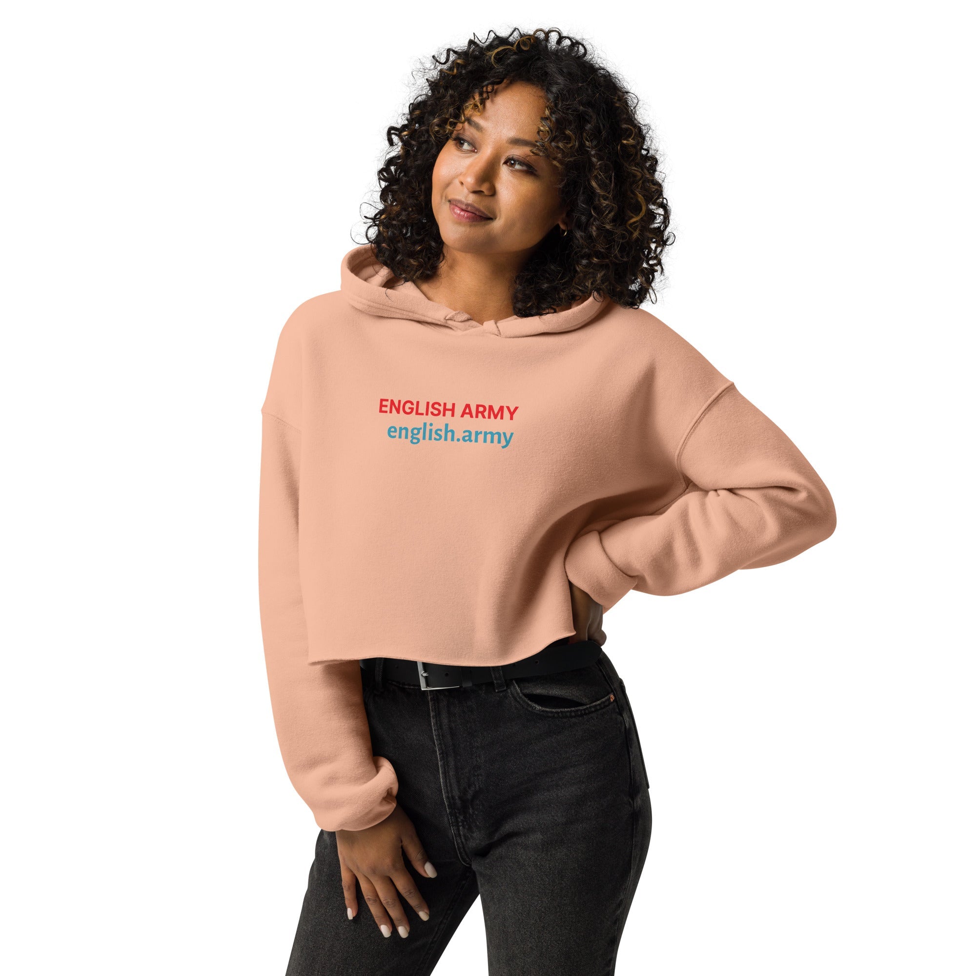 ENGLISH ARMY - Crop Hoodie