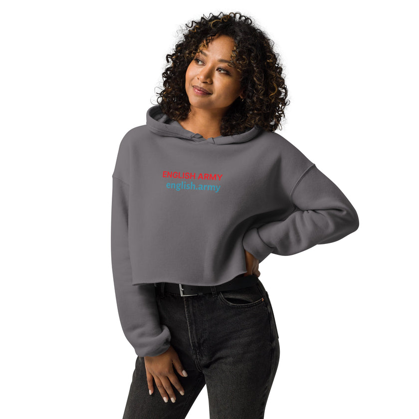 ENGLISH ARMY - Crop Hoodie