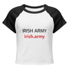 Irish Army - Women’s Micro Rib Raglan Baby Tee