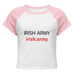 Irish Army - Women’s Micro Rib Raglan Baby Tee