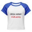 Irish Army - Women’s Micro Rib Raglan Baby Tee