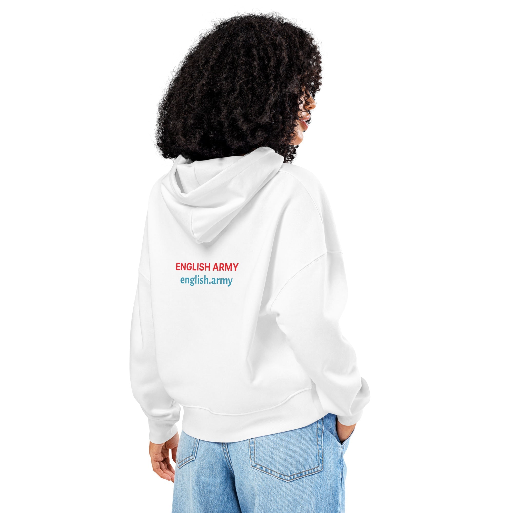 ENGLISH ARMY - Women’s Organic Mid-weight Hoodie