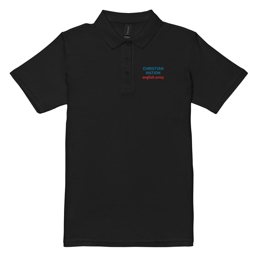 Christian Nation - Women’s Pique Polo Shirt