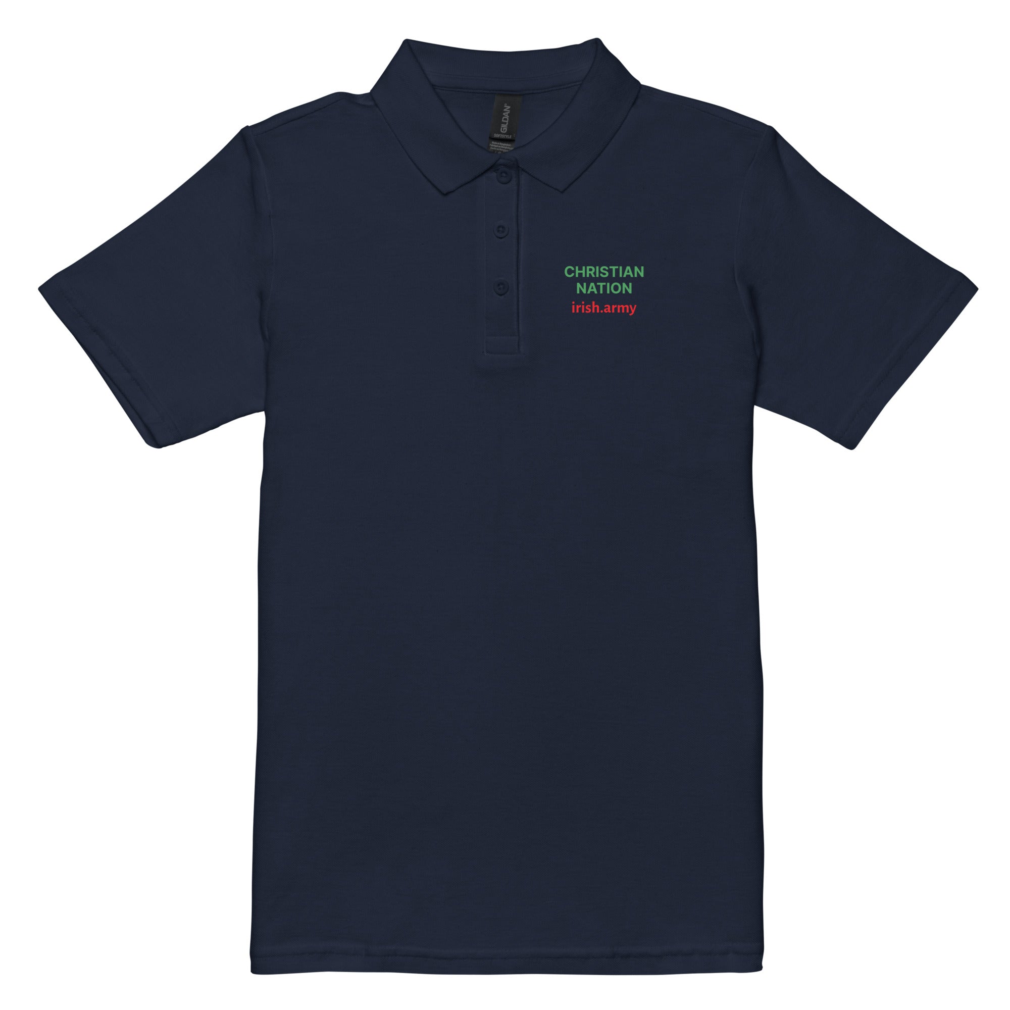 Christian Nation - Women’s Pique Polo Shirt