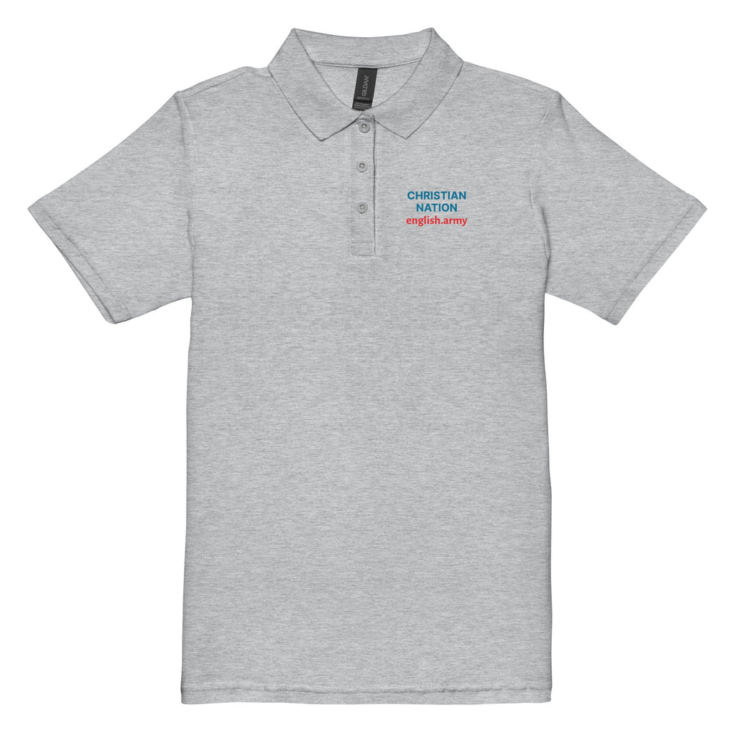 Christian Nation - Women’s Pique Polo Shirt