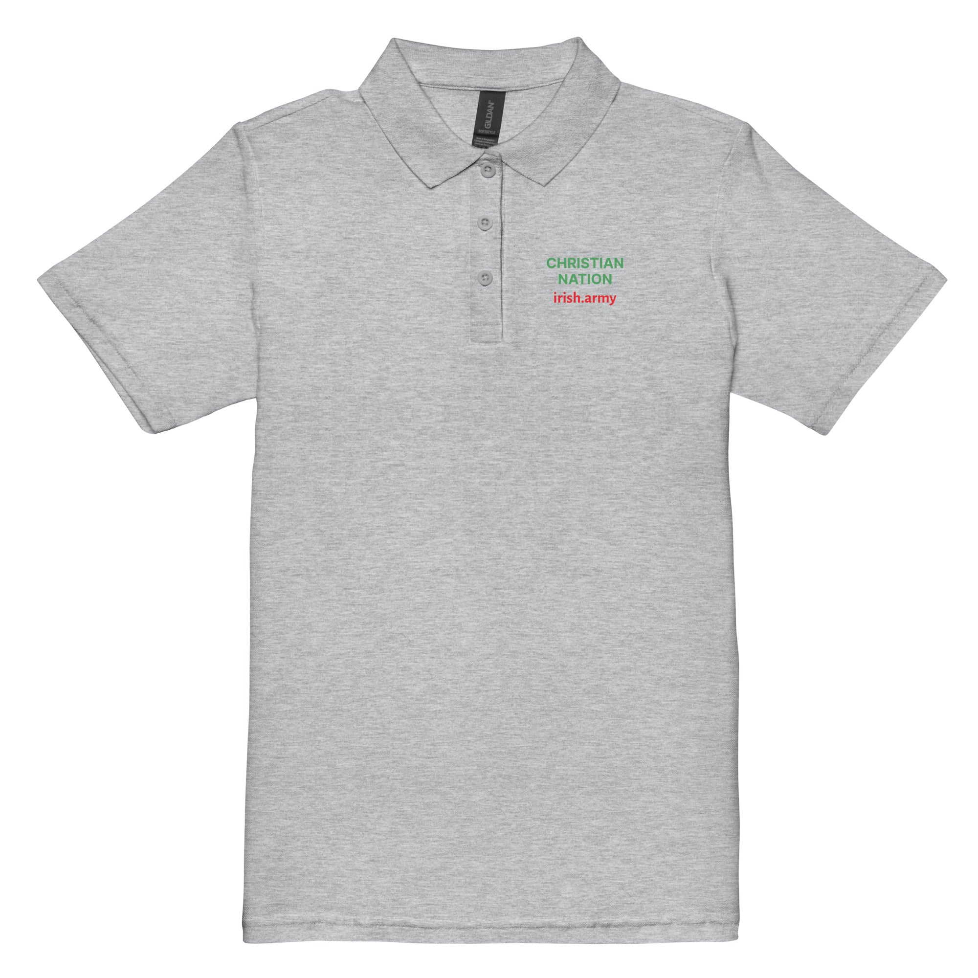 Christian Nation - Women’s Pique Polo Shirt
