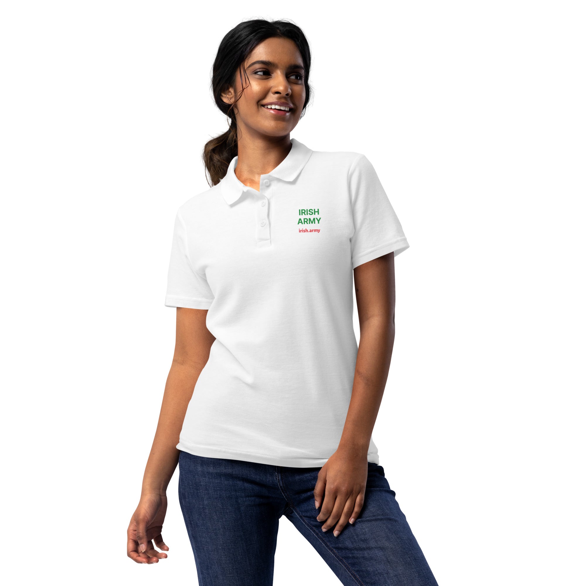 IRISH ARMY - Women’s Pique Polo Shirt