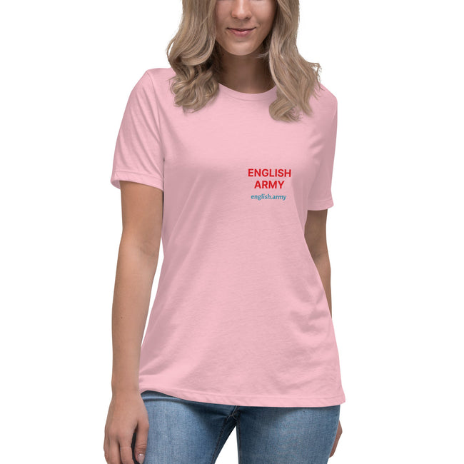 ENGLISCHE ARMEE - Damen-T-Shirt mit lockerer Passform