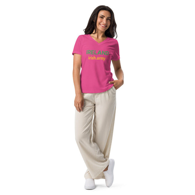IRELAND - Women’s Relaxed V-neck T-shirt