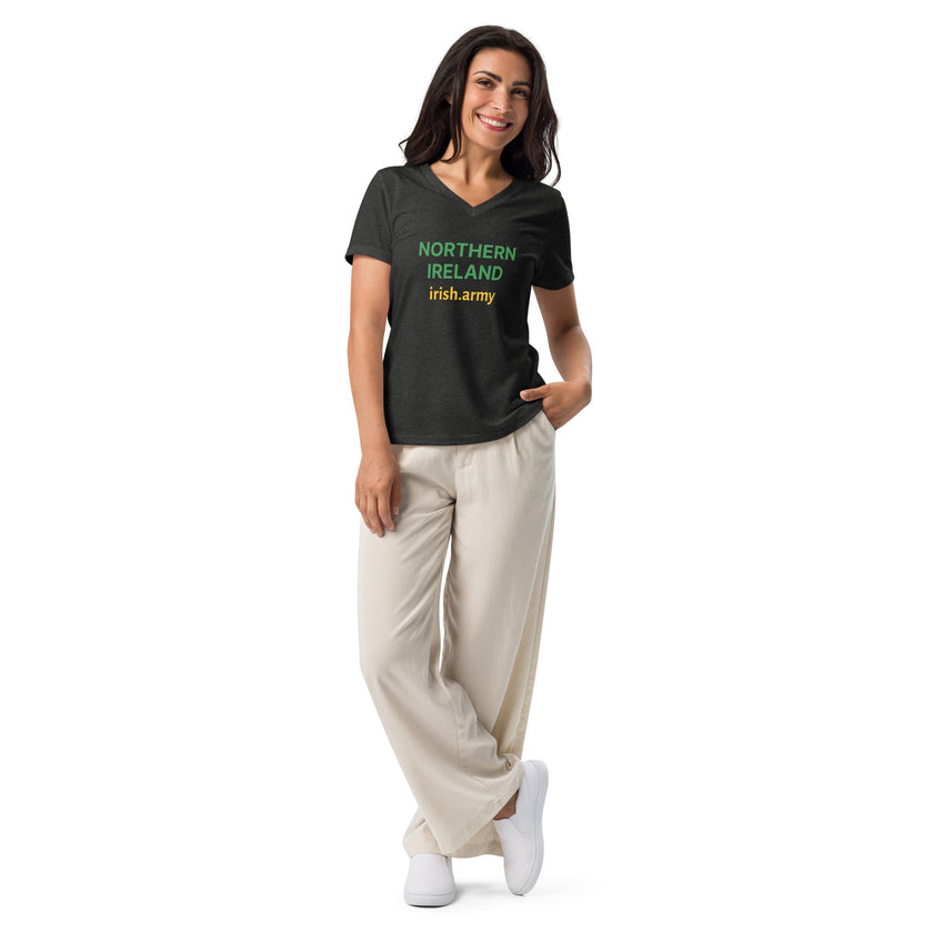 NORTHERN IRELAND - Women’s Relaxed V-neck T-shirt