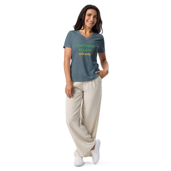 NORTHERN IRELAND - Women’s Relaxed V-neck T-shirt