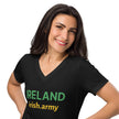 IRLANDA - Camiseta holgada con cuello en V para mujer