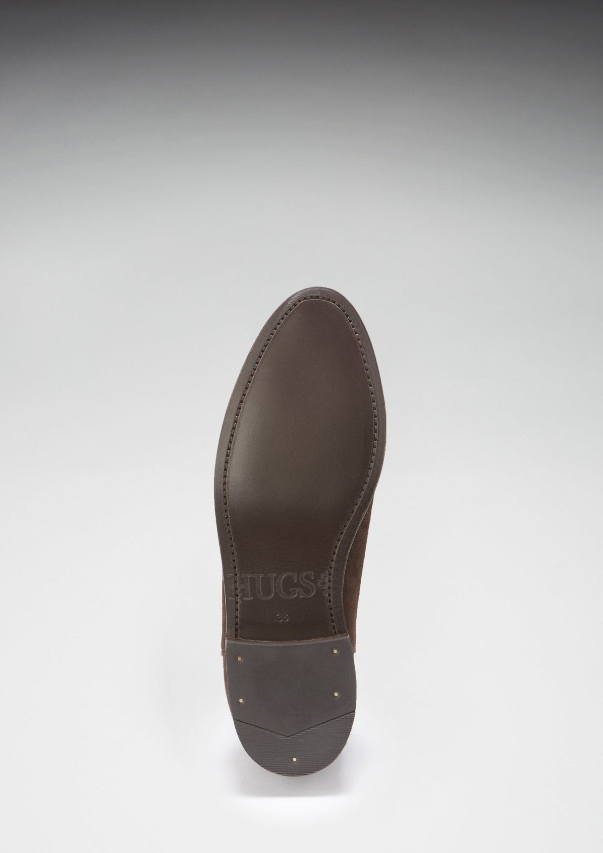 Women's Brown Suede Chelsea Boots, Welted Leather Sole