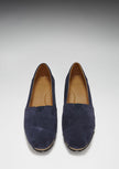 Women's Chukka Espadrilles, navy blue suede