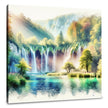 Plitvice Lakes Serenity Canvas