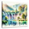 Plitvice Lakes Serenity Canvas
