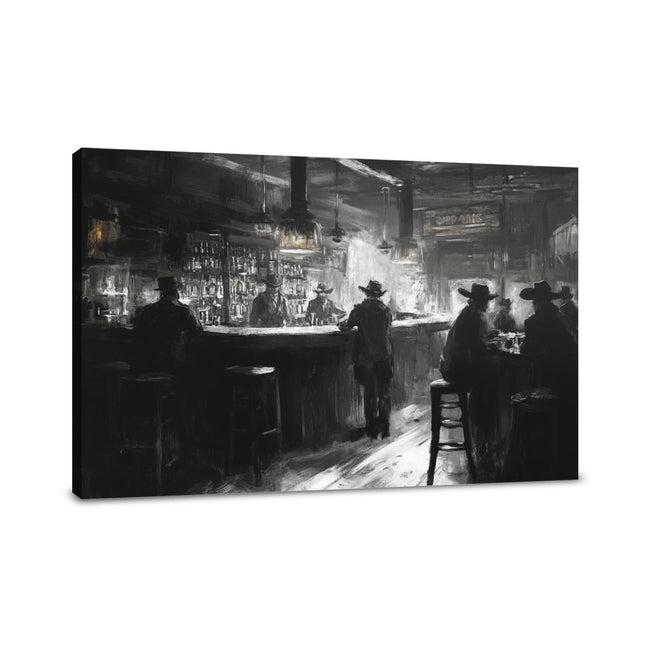 Western Saloon Canvas