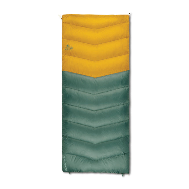 Kelty Galactic 30°F (-1°C) 550-Fill Daunenschlafsack - Einheitsgröße - Duck Green/Olive Oil