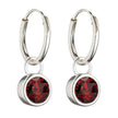 Beginnings Crystal Birthstone Hoop Earring Charms