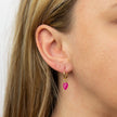 Beginnings Chalcedony Birthstone Hoop Earring Charms