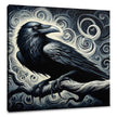 Gothic Raven Canvas