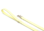 Yellow Leather Dog Lead