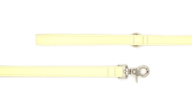 Yellow Leather Dog Lead
