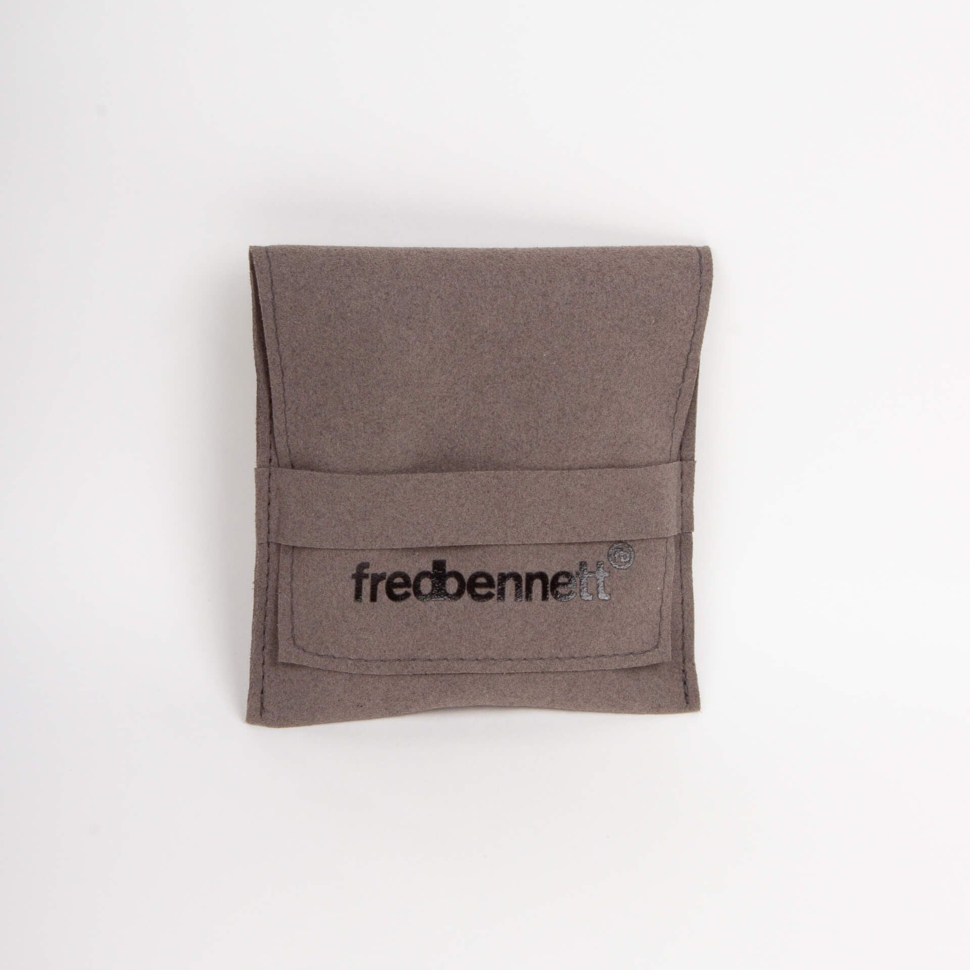 Fred Bennett Brown Leather Bracelet with Coffee Plated Stainless Steel Beads