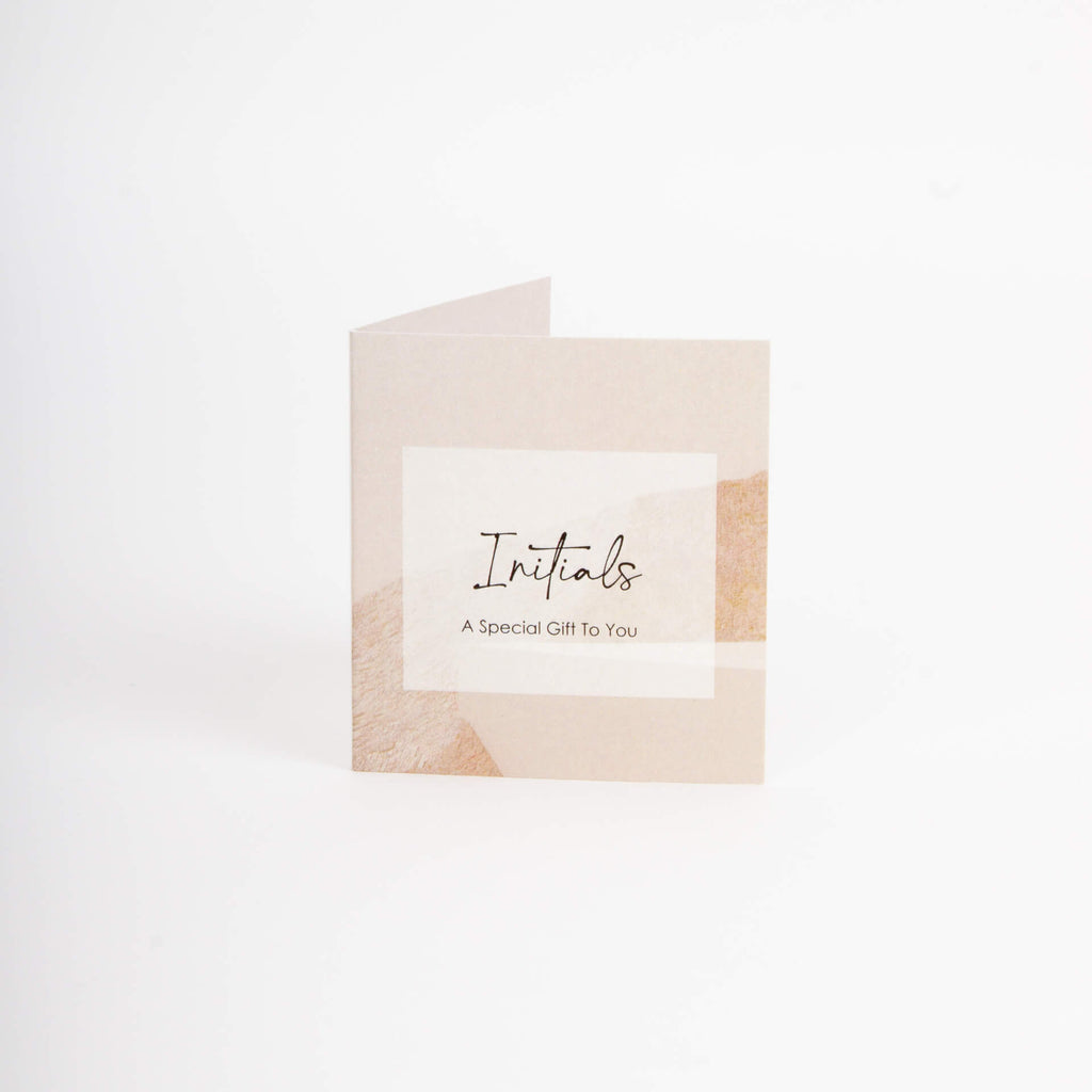 Beginnings Initial Stud Earrings
