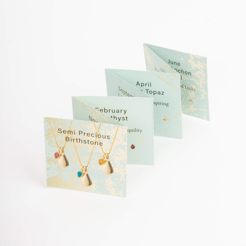 Beginnings Semi-Precious Birthstone Earrings