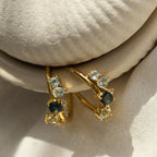 Gold Topaz Gemstone Zaria Earrings
