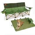 Kelty Three Seater Lowdown Couch in Dill/Duffle