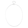 Mixed Flower Teardrop Pendant Necklace
