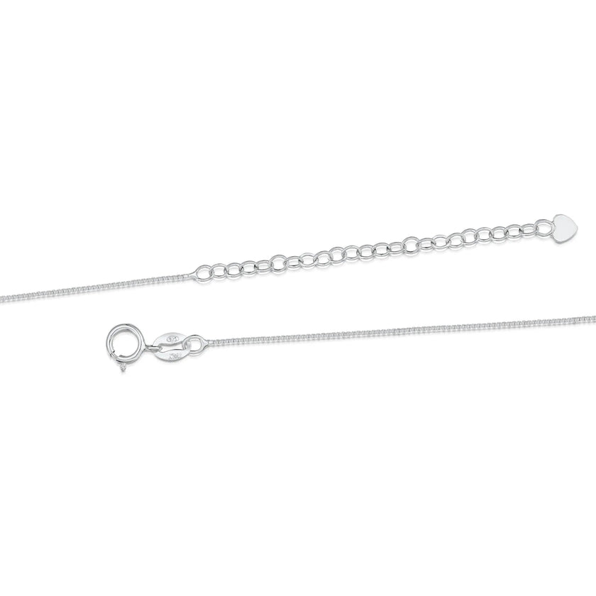 Mixed Flower Teardrop Pendant Necklace
