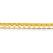 Mixed Flower Heart Pendant Necklace - Gold plated Silver